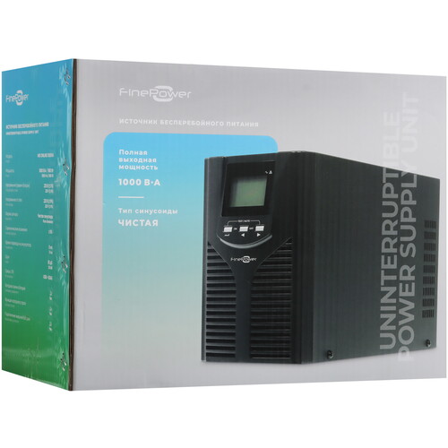 Купить ИБП FinePower MIX ONLINE 1000VA  5494293. Характеристики, отзывы и цены в Донецке