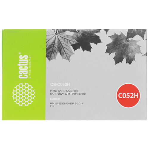 Купить Картридж лазерный Cactus CS-C052H черный, с чипом  8158926. Характеристики, отзывы и цены в Донецке