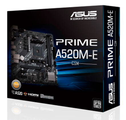 Купить Материнская плата ASUS PRIME A520M-E/CSM  5463176. Характеристики, отзывы и цены в Донецке