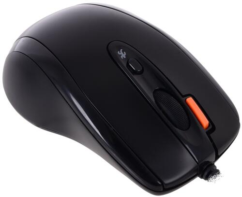Купить Мышь проводная A4Tech N-70FX  черный  0133598. Характеристики, отзывы и цены в Донецке