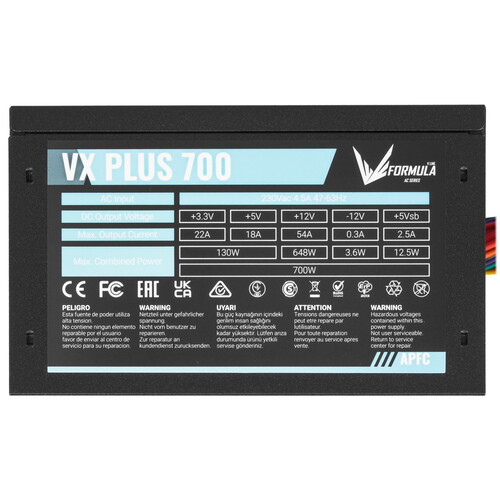 Купить Блок питания Formula VX PLUS 700  черный  9229617. Характеристики, отзывы и цены в Донецке