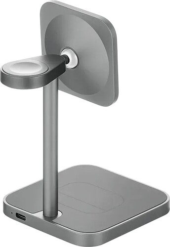 Купить Беспроводное зарядное устройство uBear Evoke серый  9302716. Характеристики, отзывы и цены в Донецке