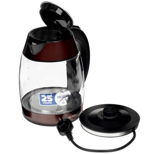Купить Электрочайник Scarlett SC-EK27G100 коричневый  9941146. Характеристики, отзывы и цены в Донецке