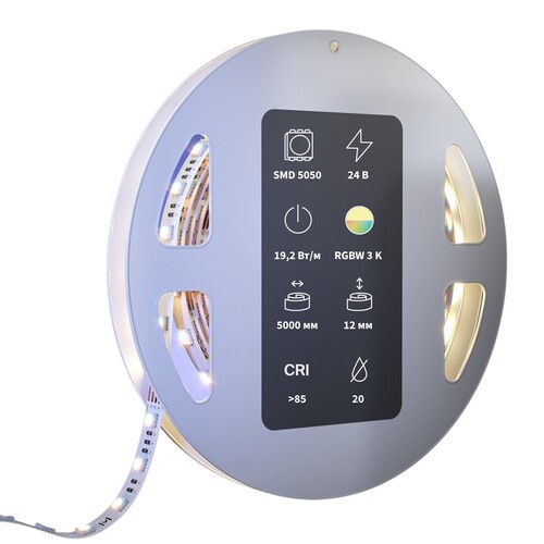 Купить Светодиодная лента Maytoni 24В 5050 19.2Вт/м 3000K 5м IP 20  9184961. Характеристики, отзывы и цены в Донецке