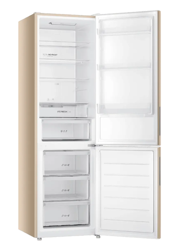 Купить Холодильник с морозильником   Haier CEF538CGG золотистый  9291527. Характеристики, отзывы и цены в Донецке