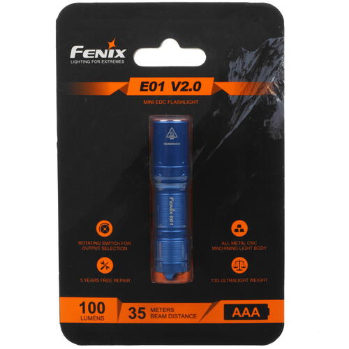 Купить Фонарь Fenix E01 V2.0  9923859. Характеристики, отзывы и цены в Донецке