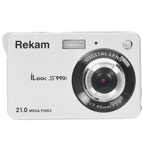 Купить Компактный фотоаппарат Rekam iLook S990i серебристый  1690131. Характеристики, отзывы и цены в Донецке