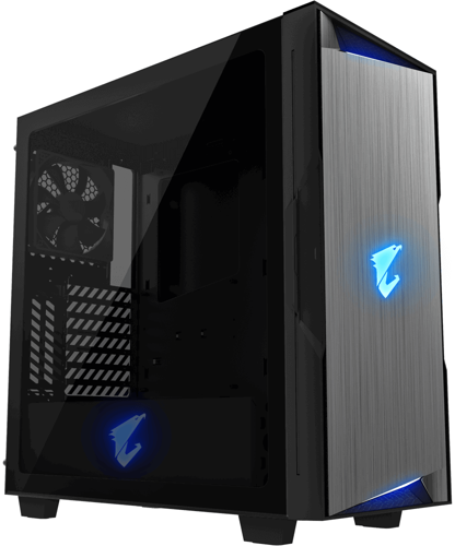 Купить Корпус GIGABYTE AORUS C300 GLASS [GB-AC300G] черный  1651803. Характеристики, отзывы и цены в Донецке