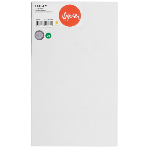 Купить Картридж Sakura C13T41F440 (T41F4 Y) желтый  9159348. Характеристики, отзывы и цены в Донецке