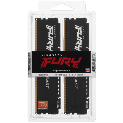 Купить Оперативная память Kingston FURY Beast Black  5496403. Характеристики, отзывы и цены в Донецке