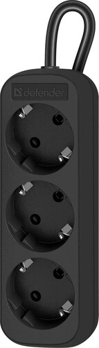 Купить Удлинитель Defender M318 черный  9204479. Характеристики, отзывы и цены в Донецке