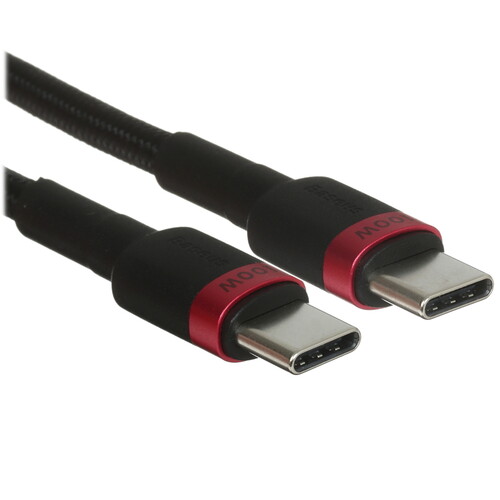 Купить Кабель круглый Baseus USB Type-C - USB Type-C черный 2 м  5627767. Характеристики, отзывы и цены в Донецке