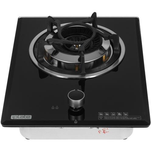 Купить Газовая плитка IPLATE IGH-140c черный  5055045. Характеристики, отзывы и цены в Донецке