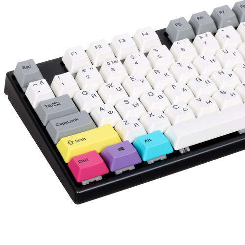 Купить Клавиатура проводная Varmilo VEM87 Vintage Days CMYK [A33A024A9A3A06A007/D]  5420645. Характеристики, отзывы и цены в Донецке