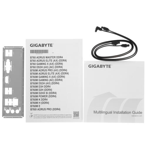 Купить Материнская плата GIGABYTE B760M H DDR4  5412341. Характеристики, отзывы и цены в Донецке