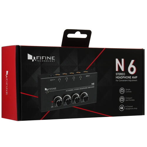 Купить Усилитель Fifine N6  5478542. Характеристики, отзывы и цены в Донецке