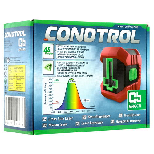 Купить Лазерный нивелир Condtrol QB Green  8184850. Характеристики, отзывы и цены в Донецке