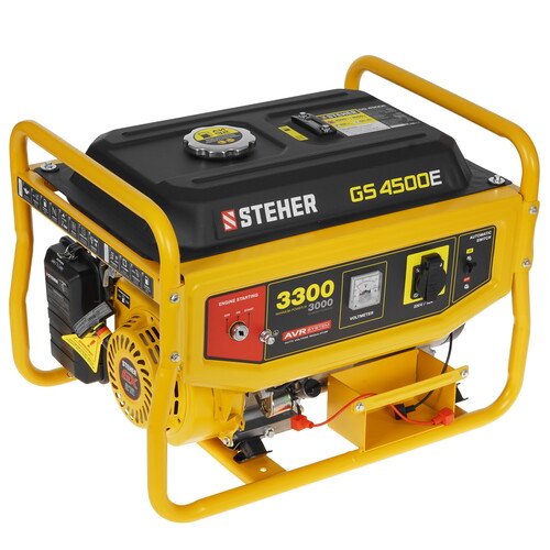 Купить Электрогенератор   бензиновый STEHER GS-4500Е  5307660. Характеристики, отзывы и цены в Донецке