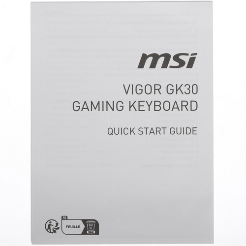 Купить Клавиатура  проводная MSI Vigor GK30 INFRARED  5458433. Характеристики, отзывы и цены в Донецке