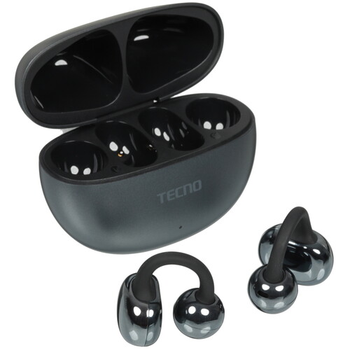 Купить Наушники TWS Tecno Free Hear 1 серый 2025  5617810. Характеристики, отзывы и цены в Донецке