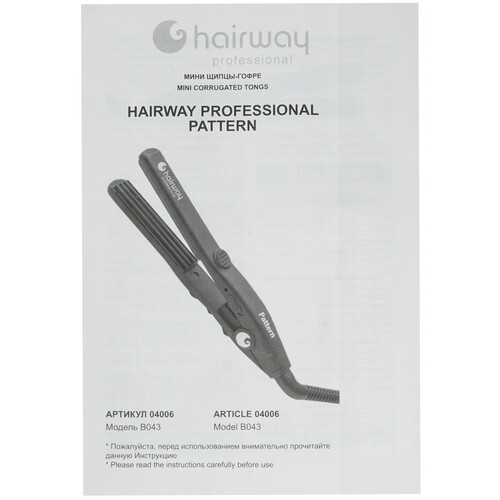 Купить Щипцы для завивки волос Hairway Pattern  8137480. Характеристики, отзывы и цены в Донецке