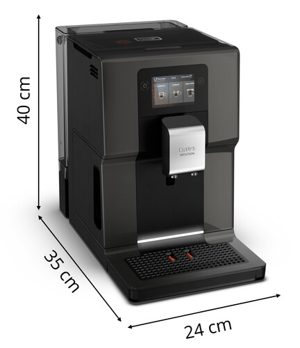 Купить Кофемашина автоматическая Krups Intuition Preference EA872B10 черный  5632382. Характеристики, отзывы и цены в Донецке