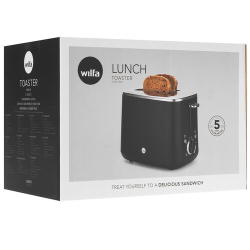 Купить Тостер Wilfa TO2B-1000 черный  9042405. Характеристики, отзывы и цены в Донецке