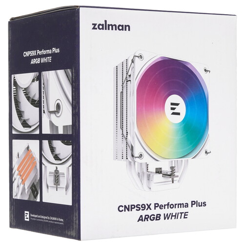 Купить Кулер для процессора ZALMAN CNPS9X PERFORMA PLUS ARGB WHITE  белый  5624912. Характеристики, отзывы и цены в Донецке