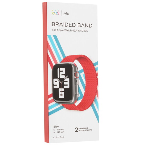Купить Ремешок VLP для Apple Watch 42/ 44/ 45mm красный  9263176. Характеристики, отзывы и цены в Донецке