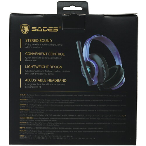 Купить Проводные наушники Sades SA-703 Upower фиолетовый  5613208. Характеристики, отзывы и цены в Донецке