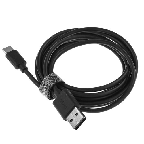 Купить Кабель круглый DEPPA USB Type-C - USB 2.0 Type-A черный 2 м  9113457. Характеристики, отзывы и цены в Донецке
