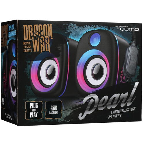 Купить Колонки Qumo Pearl черный  5085624. Характеристики, отзывы и цены в Донецке