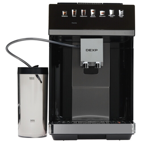 Купить Кофемашина автоматическая DEXP DAM-157AG черный  9271385. Характеристики, отзывы и цены в Донецке