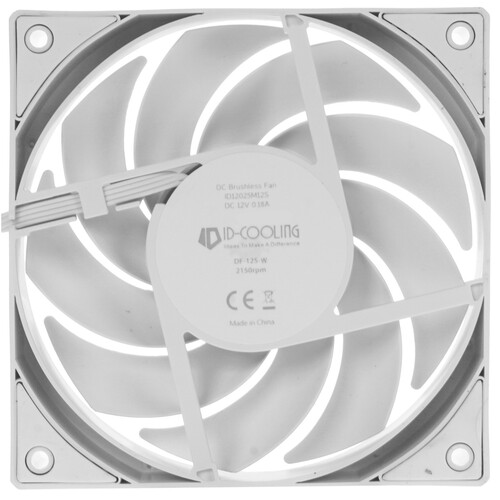 Купить Вентилятор ID-COOLING DF-125-W  белый  9284806. Характеристики, отзывы и цены в Донецке