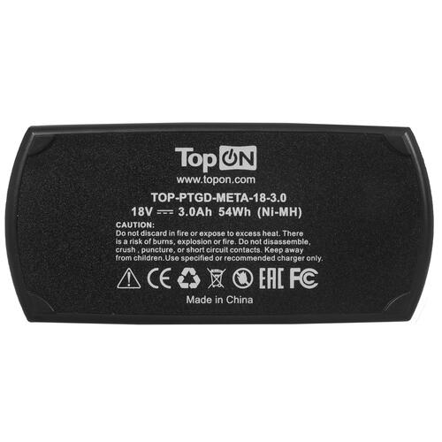 Купить Аккумулятор TopON TOP-PTGD-META-18-3.0  9954087. Характеристики, отзывы и цены в Донецке