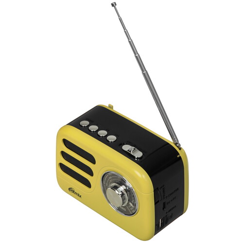 Купить Радиоприемник Ritmix RPR-033 желтый  9201103. Характеристики, отзывы и цены в Донецке