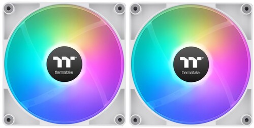 Купить Комплект реверсных вентиляторов Thermaltake CT120 Reverse ARGB [CL-F175-PL12SW-A] белый  5486449. Характеристики, отзывы и цены в Донецке