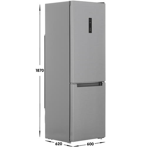 Купить Холодильник с морозильником   Indesit ITS 5180 XB серебристый  9082298. Характеристики, отзывы и цены в Донецке