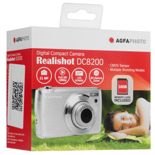 Купить Компактный фотоаппарат AgfaPhoto DC8200 серебристый  5621570. Характеристики, отзывы и цены в Донецке