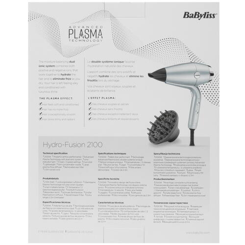 Купить Фен BaByliss D773DE голубой/черный  4701108. Характеристики, отзывы и цены в Донецке