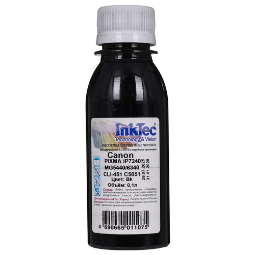 Купить Чернила  InkTec C5051 черный  5602089. Характеристики, отзывы и цены в Донецке