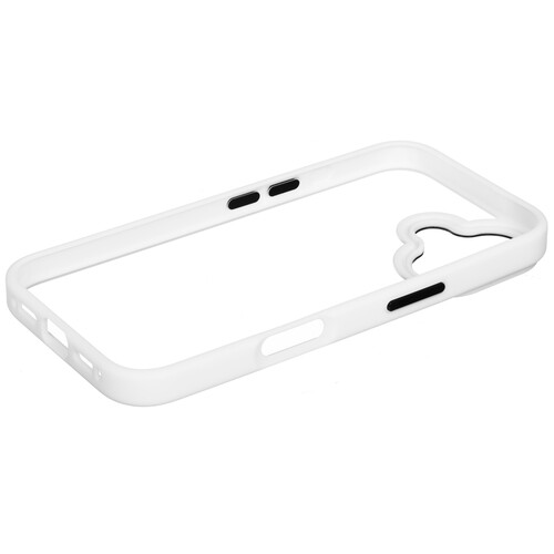 Купить Накладка  Aceline Silicone Side для Apple iPhone 16 белый  9258605. Характеристики, отзывы и цены в Донецке