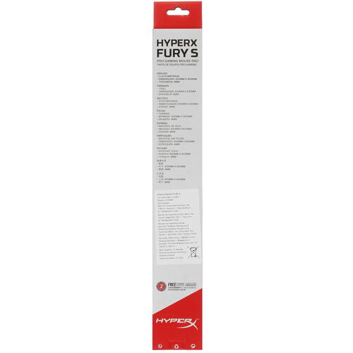 Купить Коврик HyperX Fury S (L) черный  5081685. Характеристики, отзывы и цены в Донецке