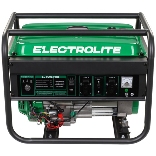Купить Электрогенератор   бензиновый Electrolite EL 999E PRO  9239476. Характеристики, отзывы и цены в Донецке