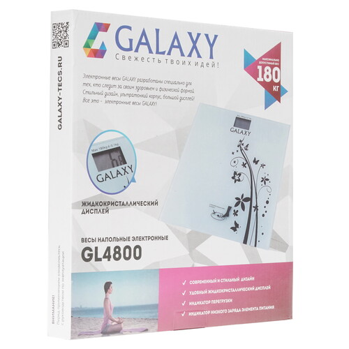 Купить Весы Galaxy GL 4800 белый  8108335. Характеристики, отзывы и цены в Донецке