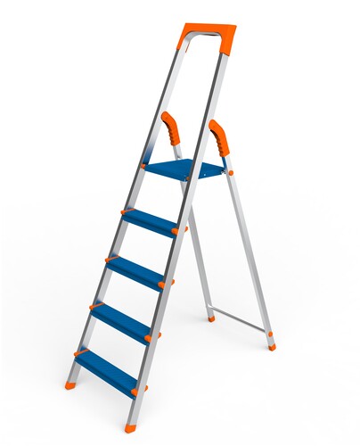 Купить Стремянка односекционная SARAYLI COLOR  9292144. Характеристики, отзывы и цены в Донецке