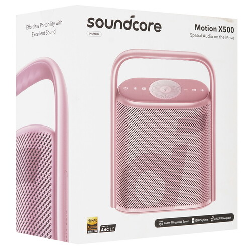 Купить Портативная колонка Anker Soundcore Motion X500, розовый  5458958. Характеристики, отзывы и цены в Донецке