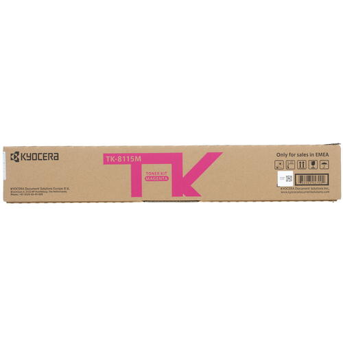 Купить Тонер-картридж лазерный Kyocera TK-8115M пурпурный, с чипом  1266292. Характеристики, отзывы и цены в Донецке