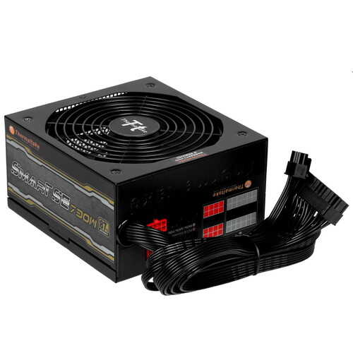Купить Блок питания Thermaltake Smart SE 730W  4898536. Характеристики, отзывы и цены в Донецке