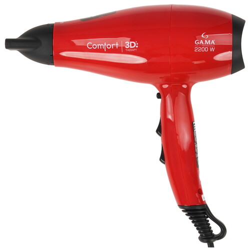 Купить Фен GA.MA COMFORT 3D красный/черный  9174453. Характеристики, отзывы и цены в Донецке